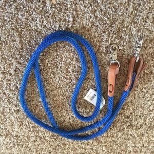 NWT Round Nylon & Leather Roping Reins